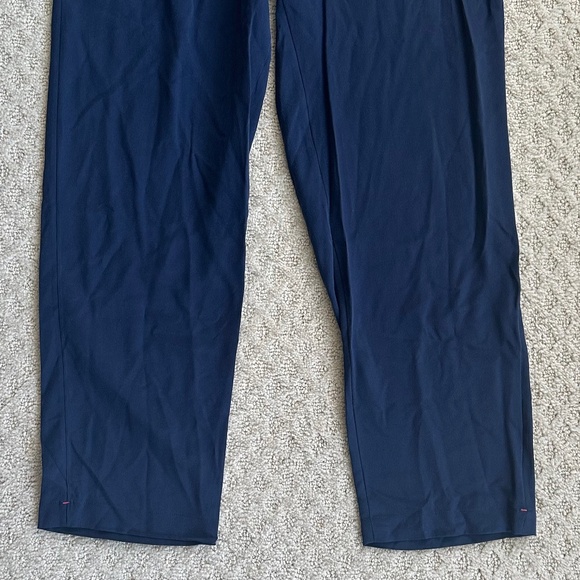 XiRENA 100% Silk Mercer Straight Leg Pant Navy Blue Small NWT Luxury Lightweight - Picture 5 of 14